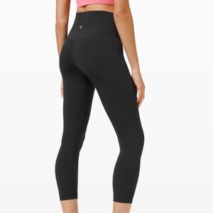 Lululemon 23” Align High-Rise Crop Leggings in black